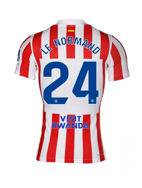 Atletico Madrid Robin Le Normand #24 Replika Hemmakläder 2025-26 Kortärmad Atletico Madrid Robin Le Normand #24 Replika Hemmakläder 2025-26 Kortärmad